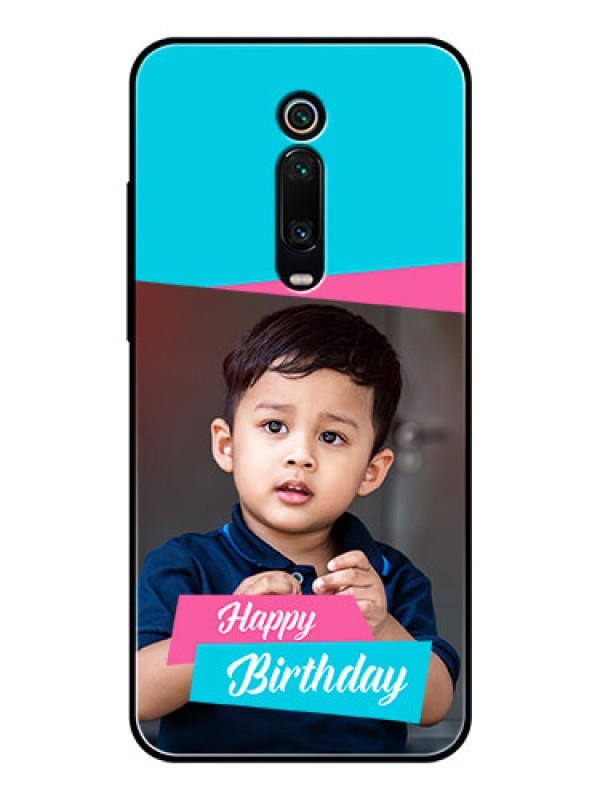 Custom Redmi K20 Pro Personalized Glass Phone Case  - Image Holder with 2 Color Design