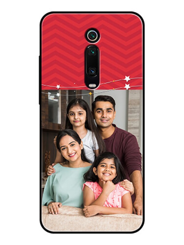 Custom Redmi K20 Pro Personalized Glass Phone Case  - Happy Family Design