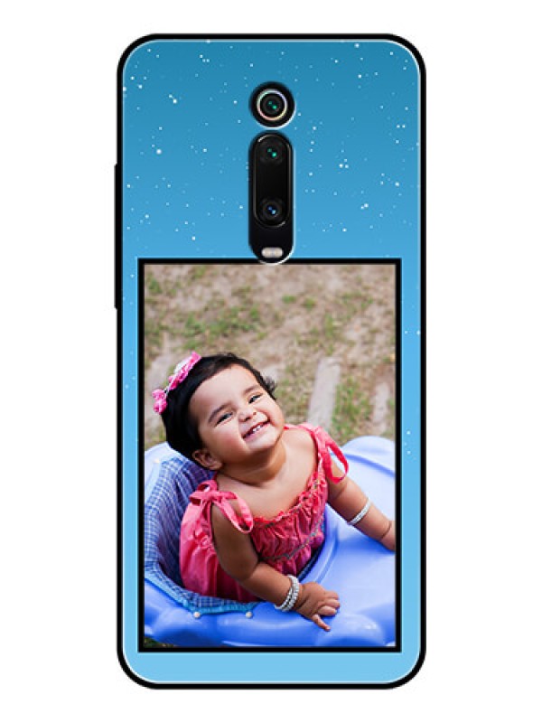 Custom Redmi K20 Pro Custom Glass Mobile Case  - Wave Pattern Colorful Design