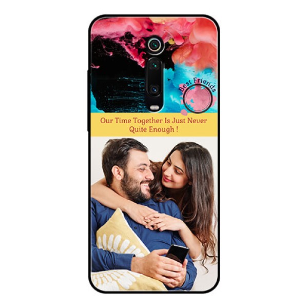 Redmi K20 Pro Custom Glass Mobile Case - Quote with Acrylic Painting Design Redmi K20 Pro Custom Glass Mobile Case - Quote with Acrylic Painting Design