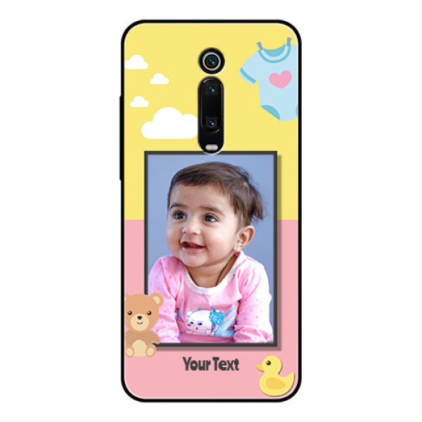 Redmi K20 Pro Photo Printing on Glass Case  - Kids 2 Color Design