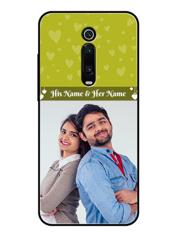 Custom Redmi K20 Pro Custom Glass Phone Case  - You & Me Heart Design