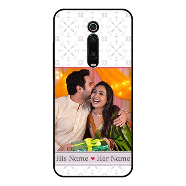 Redmi K20 Pro Custom Glass Mobile Case - with Photo and Ethnic Design Redmi K20 Pro Custom Glass Mobile Case - with Photo and Ethnic Design