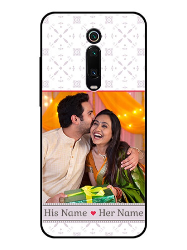 Custom Redmi K20 Pro Custom Glass Mobile Case  - with Photo and Ethnic Design