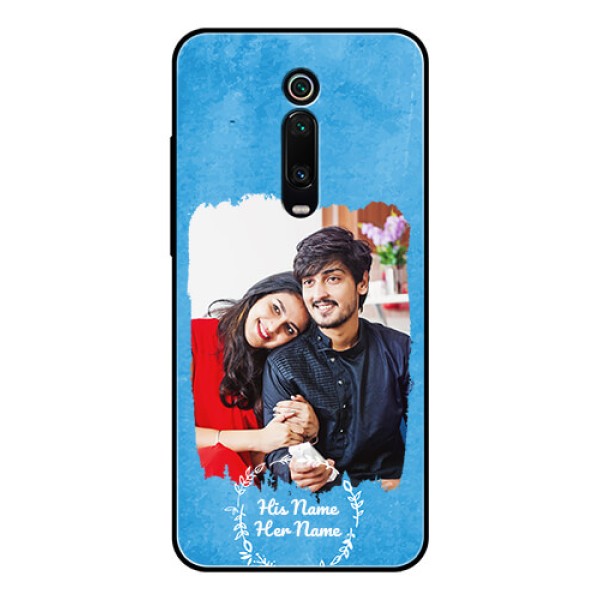 RedmiK20 Pro Custom Glass Phone Case - Blue Color Vintage Design RedmiK20 Pro Custom Glass Phone Case - Blue Color Vintage Design