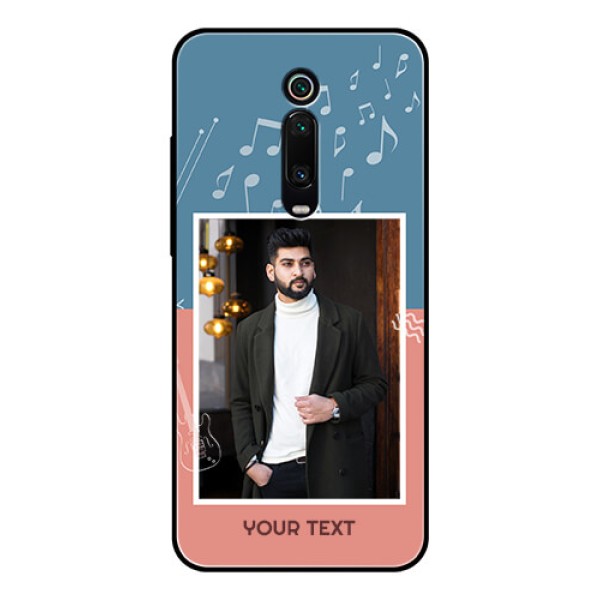 Redmi K20 Pro Photo Printing on Glass Case - with Color Musical Note Design Redmi K20 Pro Photo Printing on Glass Case - with Color Musical Note Design