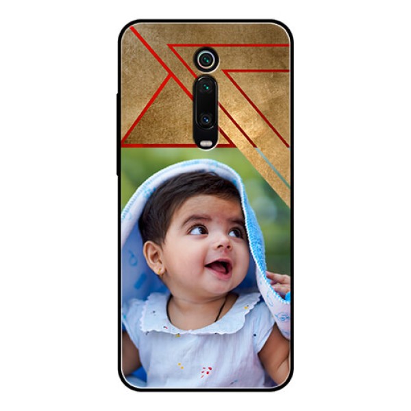 Redmi K20 Pro Personalized Glass Phone Case  - Gradient Abstract Texture Design