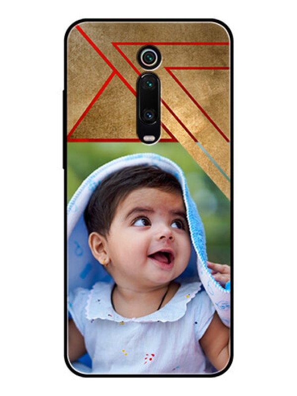 Custom Redmi K20 Pro Personalized Glass Phone Case  - Gradient Abstract Texture Design