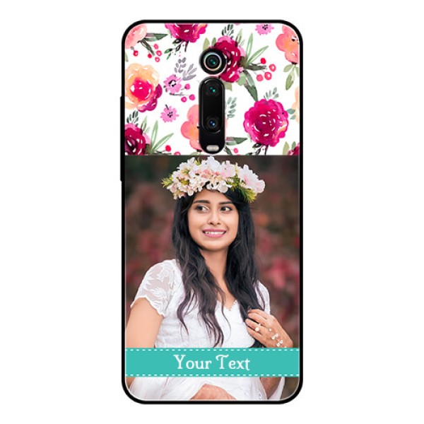 Redmi K20 Pro Custom Glass Phone Case - Watercolor Floral Design Redmi K20 Pro Custom Glass Phone Case - Watercolor Floral Design