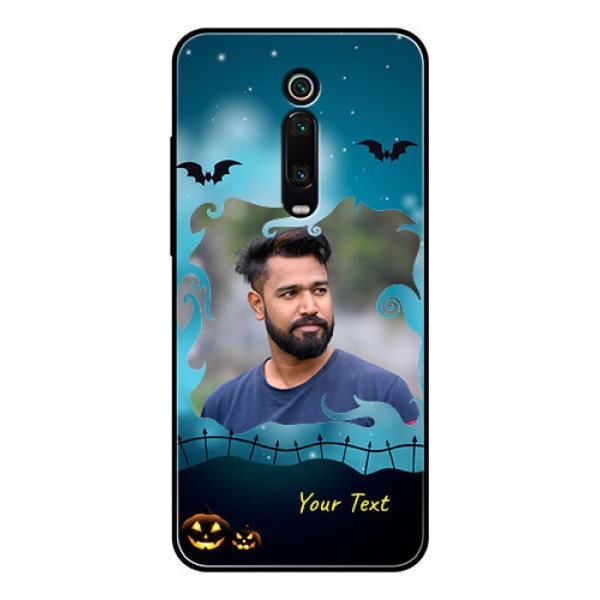 Redmi K20 Pro Custom Glass Phone Case  - Halloween frame design