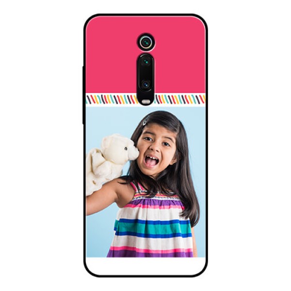 Redmi K20 Pro Personalized Glass Phone Case  - Line art design