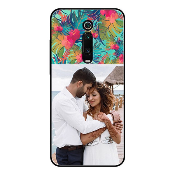 Redmi K20 Pro Photo Printing on Glass Case - Watercolor Floral Design Redmi K20 Pro Photo Printing on Glass Case - Watercolor Floral Design