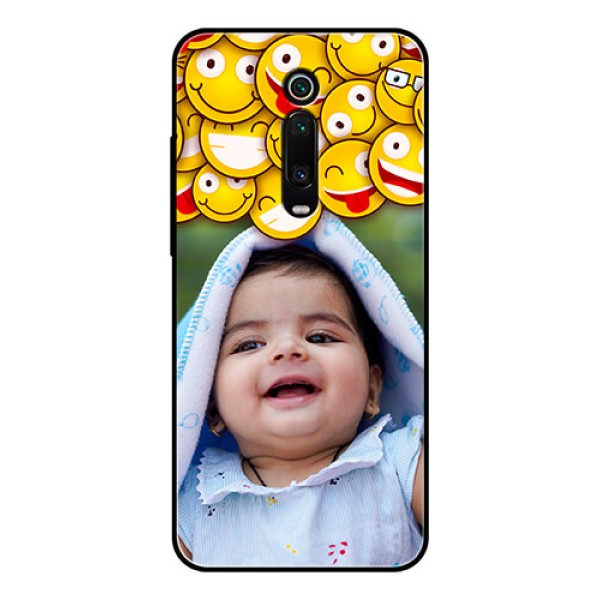 Redmi K20 Pro Custom Glass Mobile Case - with Smiley Emoji Design Redmi K20 Pro Custom Glass Mobile Case - with Smiley Emoji Design