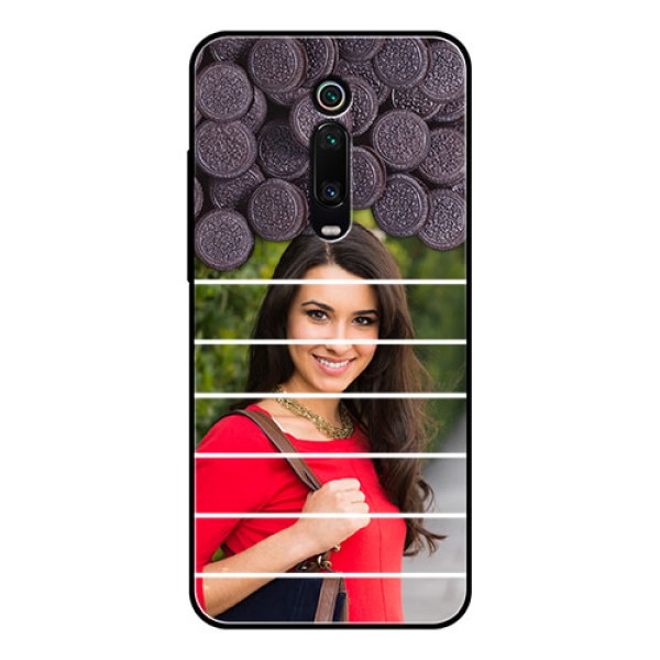 Redmi K20 Pro Custom Glass Phone Case  - with Oreo Biscuit Design