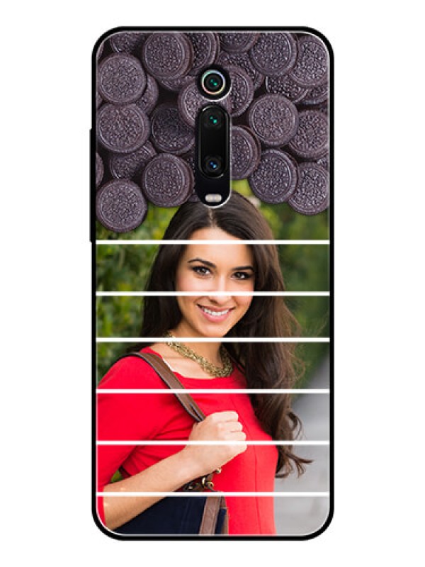 Custom Redmi K20 Pro Custom Glass Phone Case  - with Oreo Biscuit Design