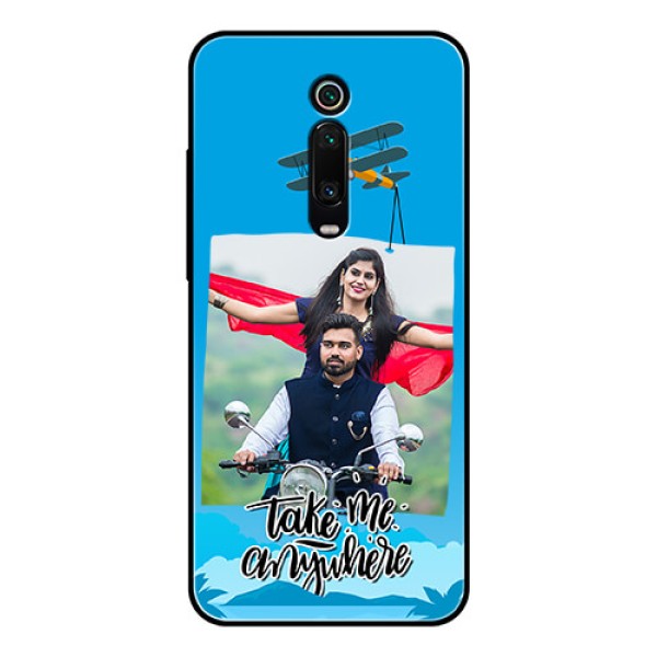 Redmi K20 Pro Custom Glass Mobile Case  - Traveller Design 