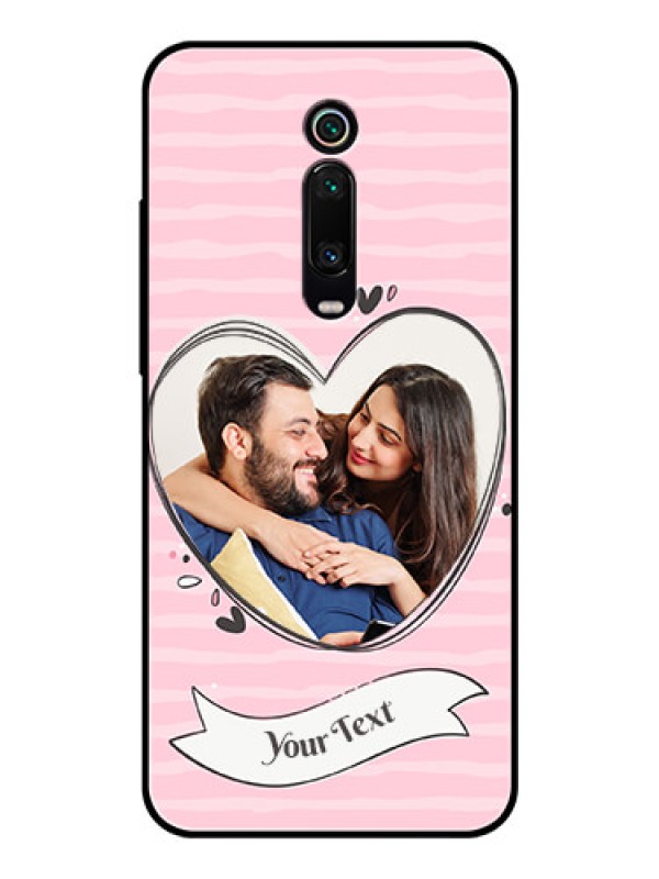 Custom Redmi K20 Pro Custom Glass Phone Case  - Vintage Heart Design