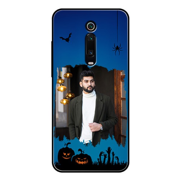 Redmi K20 Pro Photo Printing on Glass Case - with pro Halloween design Redmi K20 Pro Photo Printing on Glass Case - with pro Halloween design