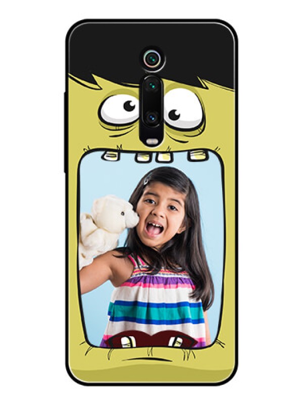 Custom Redmi K20 Pro Personalized Glass Phone Case  - Cartoon monster back case Design