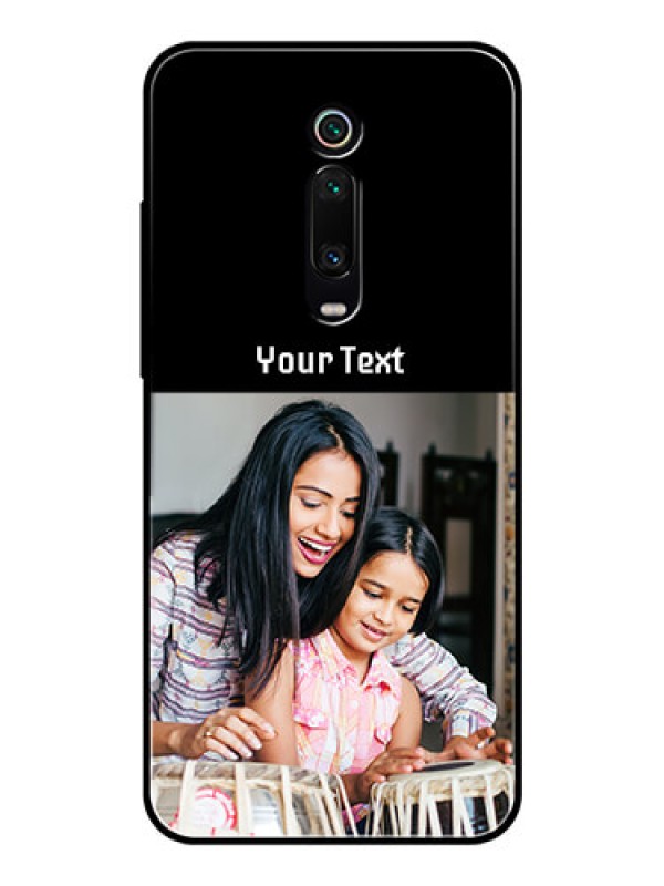 Custom Redmi K20 Pro Photo with Name on Glass Phone Case