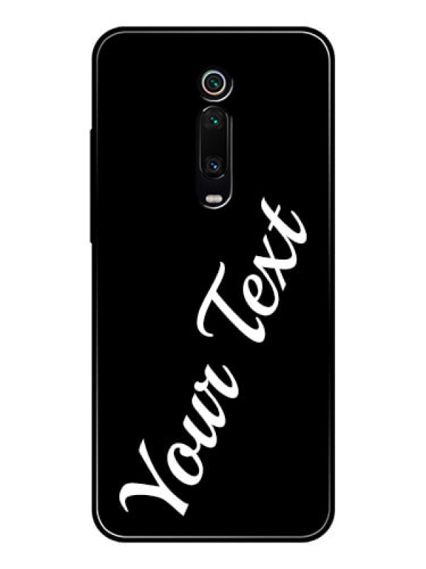 Custom Redmi K20 Pro Custom Glass Mobile Cover with Your Name