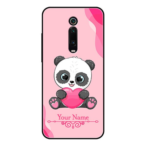 Xiaomi Redmi K20 Pro Custom Glass Mobile Case - Cute Panda Design Xiaomi Redmi K20 Pro Custom Glass Mobile Case - Cute Panda Design