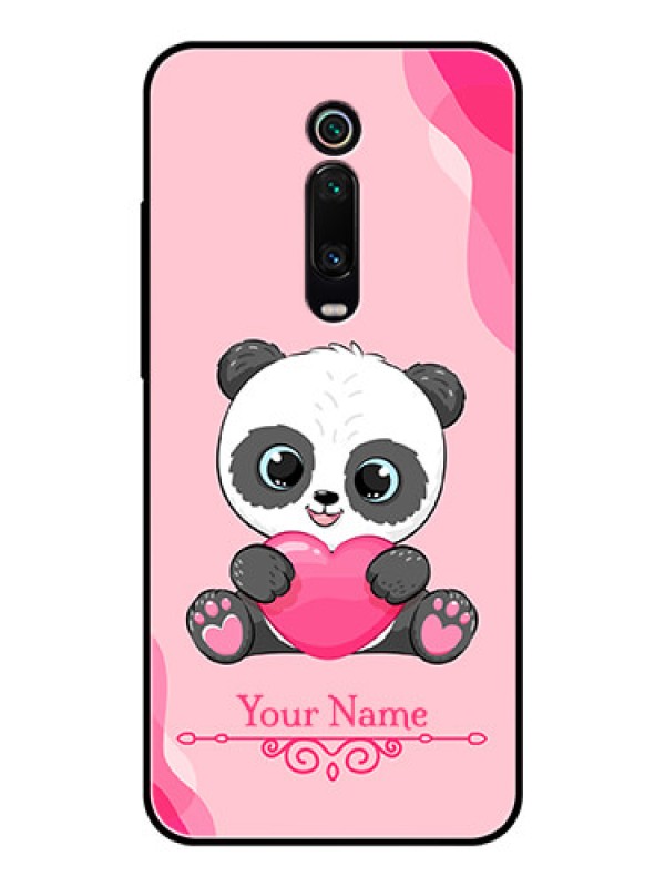 Custom Xiaomi Redmi K20 Pro Custom Glass Mobile Case - Cute Panda Design