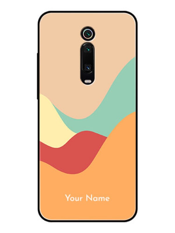 Custom Xiaomi Redmi K20 Pro Personalized Glass Phone Case - Ocean Waves Multi-colour Design
