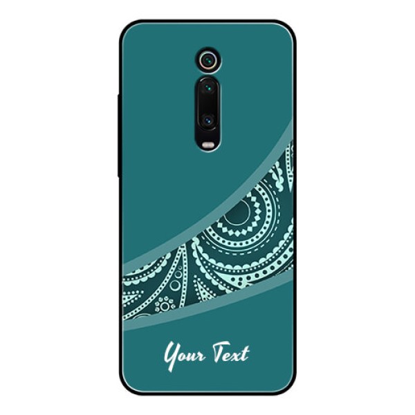 Xiaomi Redmi K20 Pro Photo Printing on Glass Case - semi visible floral Design Xiaomi Redmi K20 Pro Photo Printing on Glass Case - semi visible floral Design