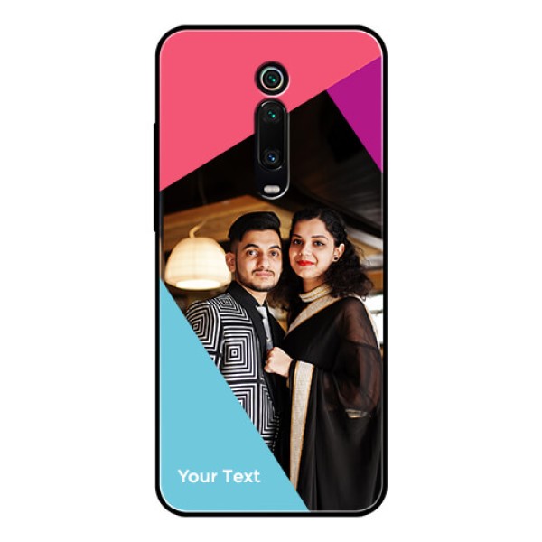 Xiaomi Redmi K20 Pro Custom Glass Mobile Case - Stacked Triple colour Design