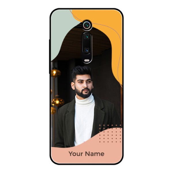 Xiaomi Redmi K20 Pro Personalized Glass Phone Case - Tri-coloured overlay design Xiaomi Redmi K20 Pro Personalized Glass Phone Case - Tri-coloured overlay design