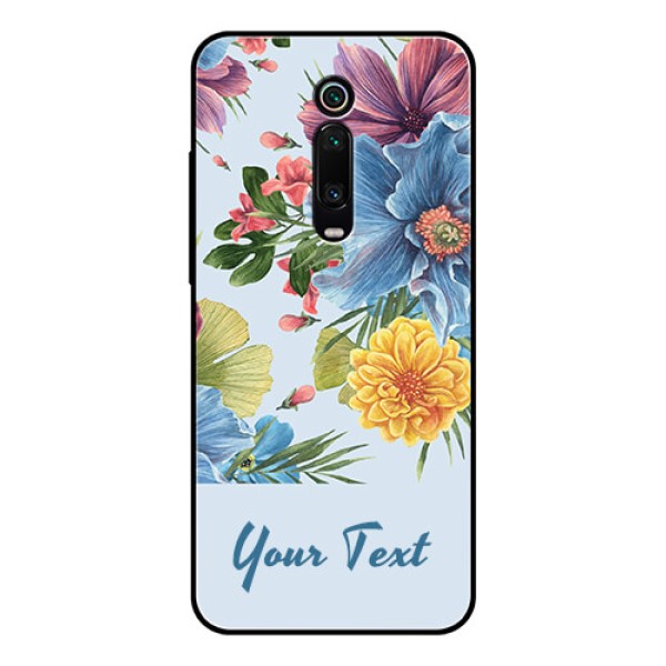 Xiaomi Redmi K20 Pro Custom Glass Mobile Case - Stunning Watercolored Flowers Painting Design Xiaomi Redmi K20 Pro Custom Glass Mobile Case - Stunning Watercolored Flowers Painting Design
