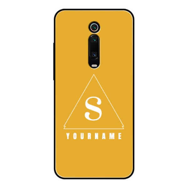 Xiaomi Redmi K20 Pro Personalized Glass Phone Case - simple triangle Design Xiaomi Redmi K20 Pro Personalized Glass Phone Case - simple triangle Design