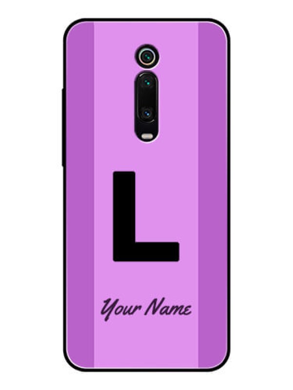 Custom Xiaomi Redmi K20 Pro Custom Glass Phone Case - Tricolor custom text Design