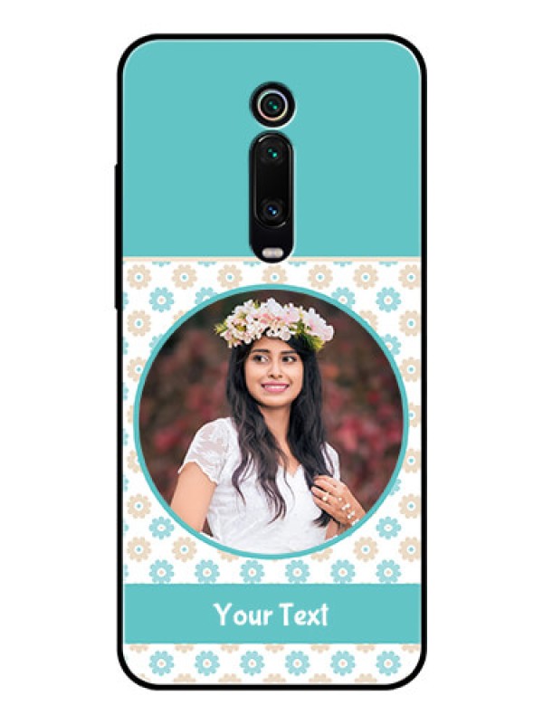 Custom Redmi K20 Custom Glass Mobile Case  - Beautiful Flowers Design