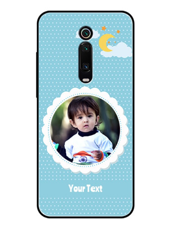 Custom Redmi K20 Personalised Glass Phone Case  - Violet Pattern Design