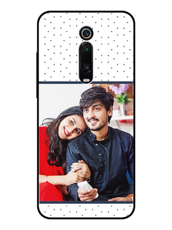 Custom Redmi K20 Personalized Glass Phone Case  - Premium Dot Design