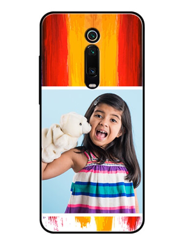 Custom Redmi K20 Personalized Glass Phone Case  - Multi Color Design