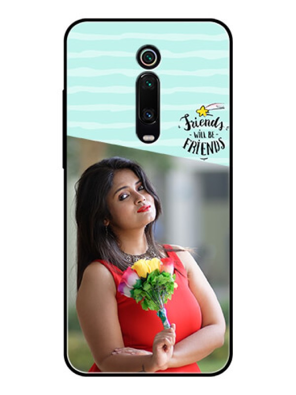 Custom Redmi K20 Custom Glass Phone Case  - Friends Picture Icon Design