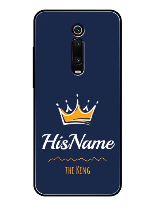 Custom Redmi K20 Glass Phone Case King with Name