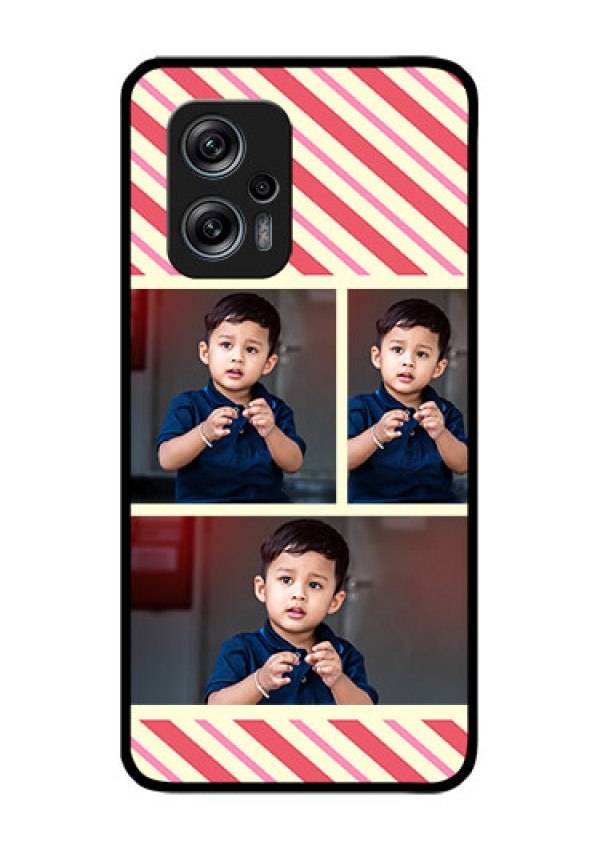Redmi K50i 5G Personalized Glass Phone Case - Picture Upload Mobile Case Design