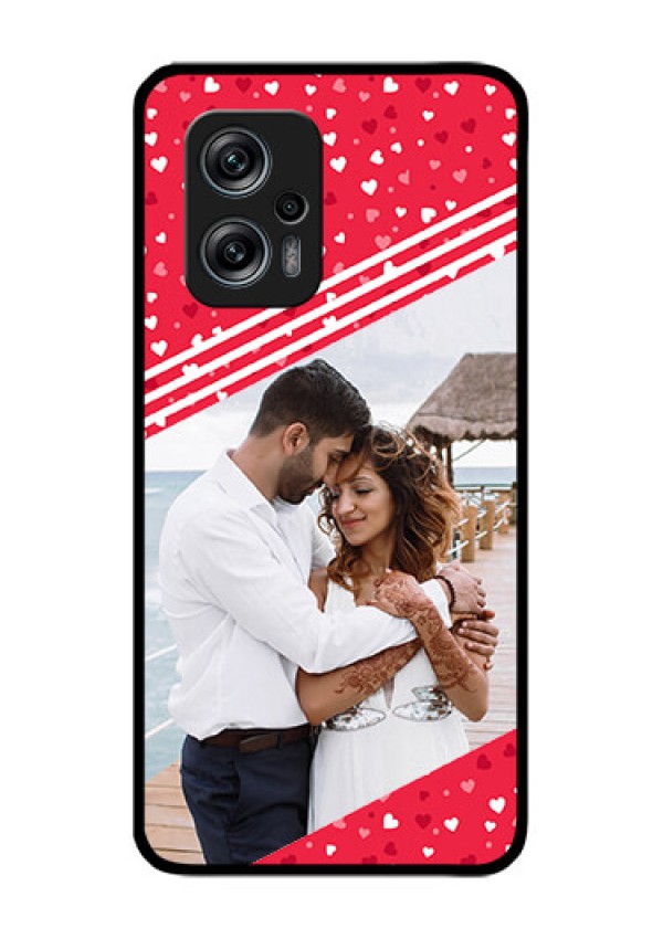 Redmi K50i 5G Custom Glass Mobile Case - Valentines Gift Design
