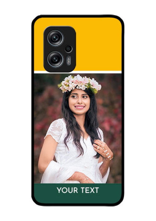 Redmi K50i 5G Photo Printing on Glass Case - Love You Design