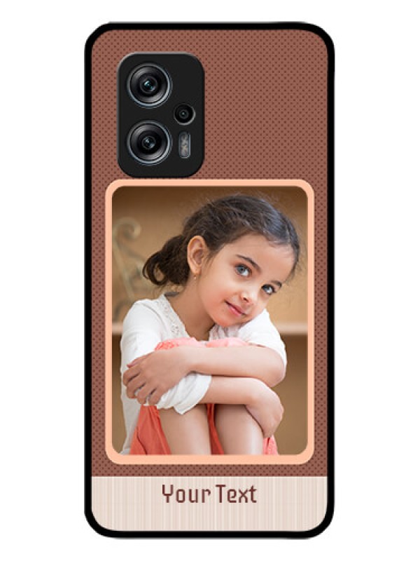 Custom Redmi K50i 5G Custom Glass Phone Case - Simple Pic Upload Design