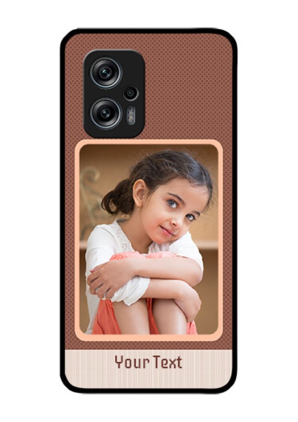 Redmi K50i 5G Custom Glass Phone Case - Simple Pic Upload Design