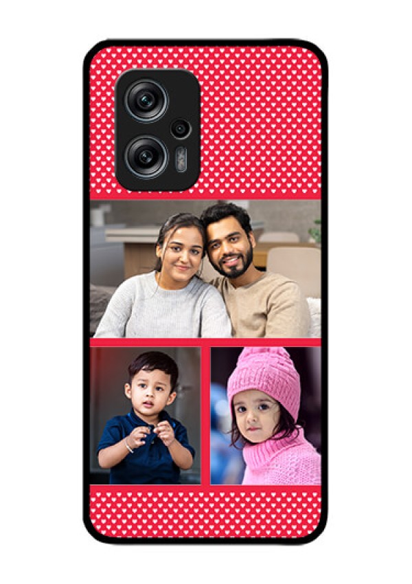 Redmi K50i 5G Personalized Glass Phone Case - Bulk Pic Upload Design