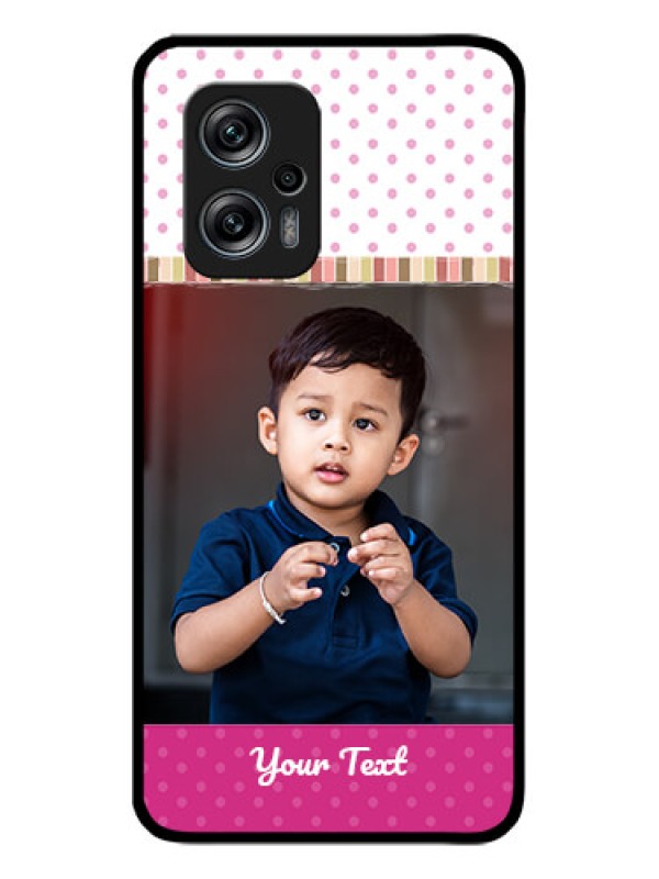 Custom Redmi K50i 5G Photo Printing on Glass Case - Cute Girls Cover Design