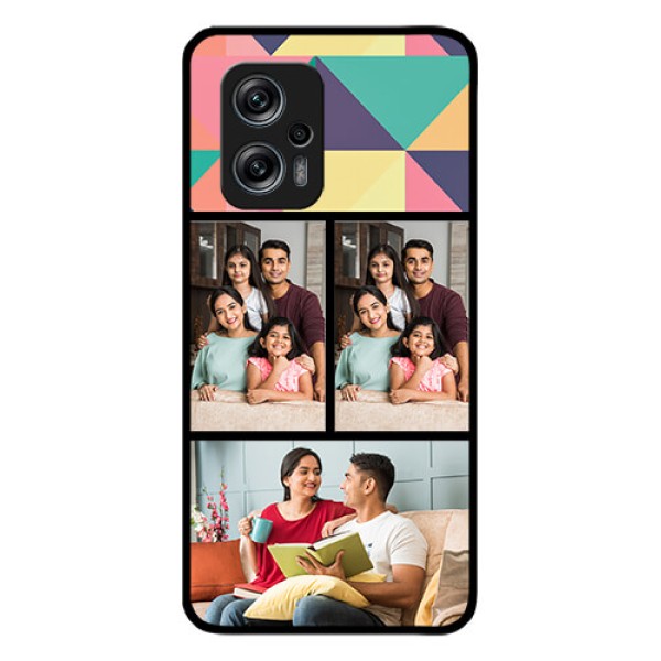 Redmi K50i 5G Custom Glass Phone Case - Bulk Pic Upload Design