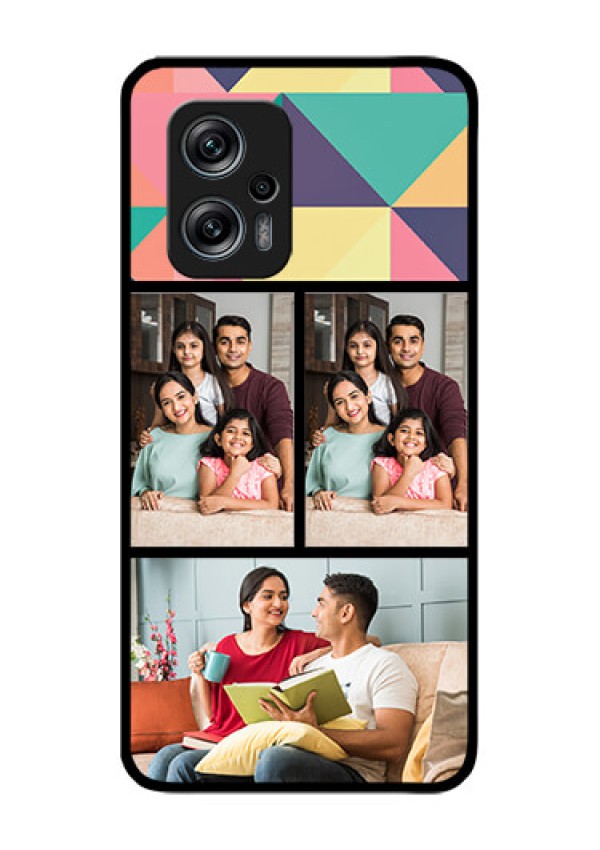 Redmi K50i 5G Custom Glass Phone Case - Bulk Pic Upload Design