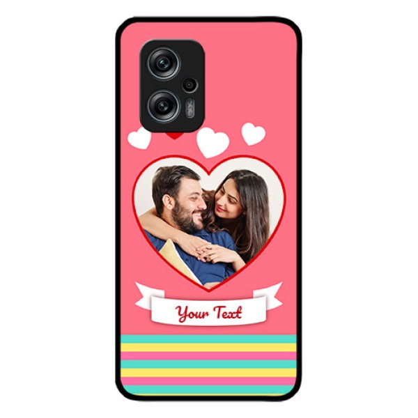 Redmi K50i 5G Photo Printing on Glass Case - Love Doodle Design Redmi K50i 5G Photo Printing on Glass Case - Love Doodle Design